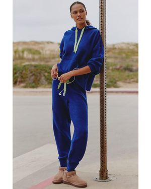Daily Practice Huddle Up Pop Cord Joggers - Blue