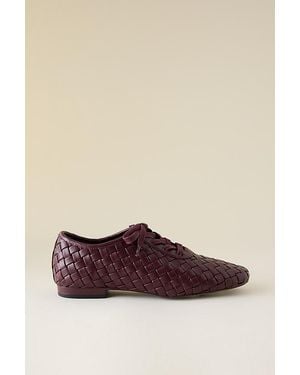 JW PEI Kayla Weave Strap Flats - Brown