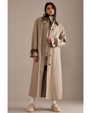 SELECTED Asya Oversized Trench Coat - Natural