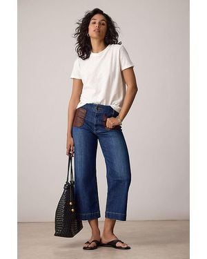 Maeve The Colette Crop High-Rise Jeans By - Grey