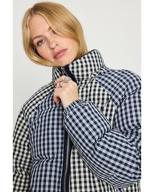 Damson Madder Reversible Opal Puffer Jacket - Blue