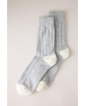 LE BON SHOPPE Classic Cashmere Socks - Grey