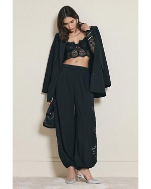 Bl-nk Imogen Lace Balloon Trousers - Black