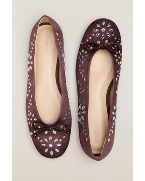 Maeve Crystal Ballet Flats - Pink