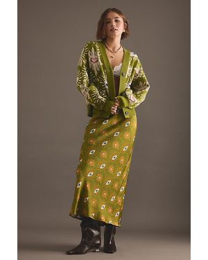 Never Fully Dressed Eye Dorris Midi Skirt - Green