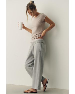 Daily Practice Minerva Barrel-Leg Joggers - Natural