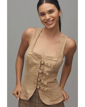 By Anthropologie Hardware Vest - Brown