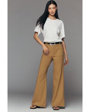 Maeve Jude Wide-Leg Trousers - Grey