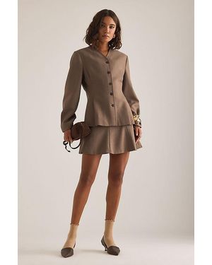 SELECTED Louise Fitted Blazer - Natural