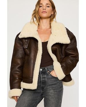 By Anthropologie Aviator Jacket - Black