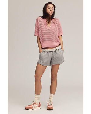 Varley Callie Knitted Top - Pink