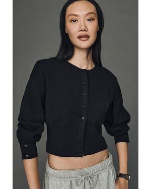 Daily Practice Everyday Crew-Neck Cardigan - Black