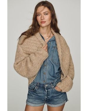 Mare Mare Cropped Shrug - Blue