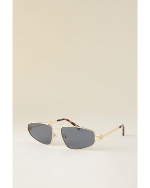 Le Specs Treasure Aviator Sunglasses - Natural