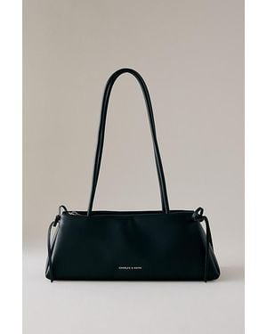 Charles & Keith Hazel Bow Shoulder Bag - Black