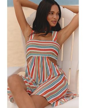 Celandine The Piper Bandeau Cutout Mini Dress By - Brown