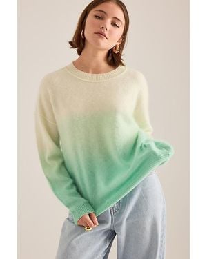 Pilcro Crew-Neck Cashmere Jumper - Green