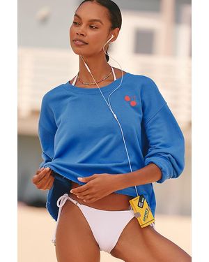 Celandine Jordan Nickson Graphic Crew-Neck Sweatshirt - Blue