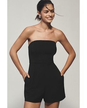 Hutch Strapless Smart Playsuit - Black