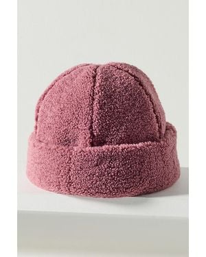Anthropologie Sherpa Sailor Beanie - Red