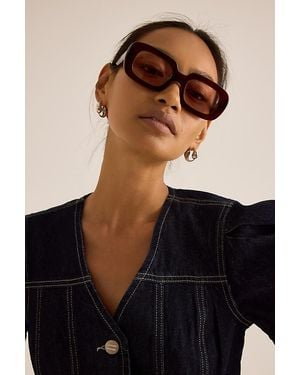 Jimmy Fairly Ily Rectangle Sunglasses - Black