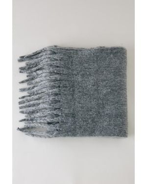 By Anthropologie Solid Colour Oversized Scarf - Grey