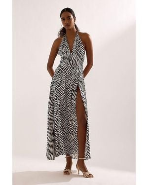 Bardot Oskar Printed Halter Maxi Dress - Multicolour
