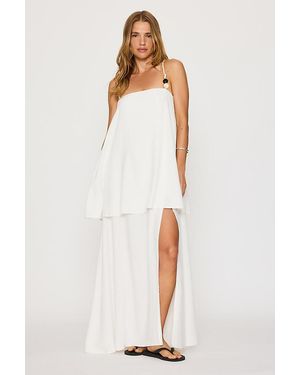 4th & Reckless Salma Layered Maxi Dress - White