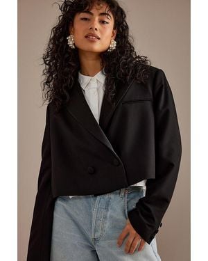 ALIGNE Lars Cropped Blazer - Black