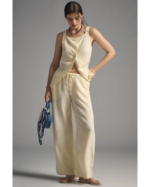 Maeve Modern Marseille Trousers - Metallic