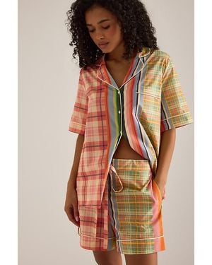 Karen Mabon Cotton Short Pyjama Set - Multicolour