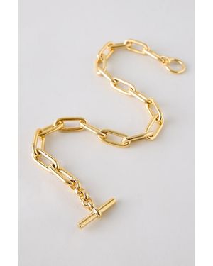 Tilly Sveaas Plated Oval Link Bracelet - White