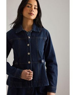 Damson Madder Darbie Button-Up Denim Shirt - Blue