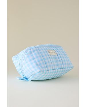 The Flat Lay Co. Marshmallow Makeup Box Bag - Blue