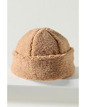 Anthropologie Sherpa Sailor Beanie - Natural