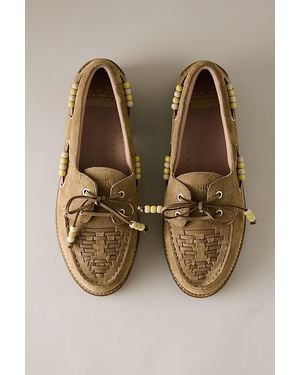 Bronx Sienna Suede Boat Shoes - Natural