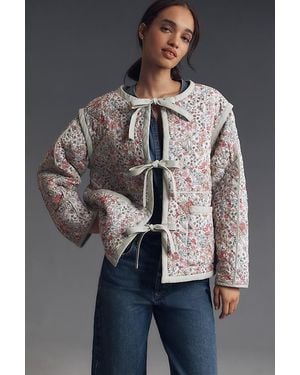 Forever That Girl Convertible Quilted Jacket - Grey