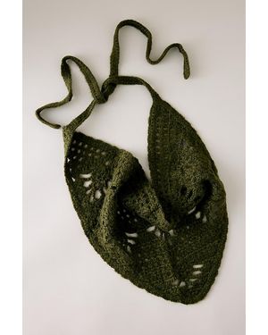 By Anthropologie Knitted Headscarf - Green