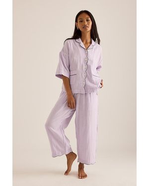TBCo Cropped Trouser Pyjama Set - Pink