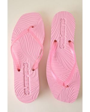 Sleeper Tapered Platform Flip Flops - Pink