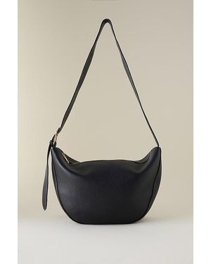 By Anthropologie Polished Pebble Sling Bag - Black