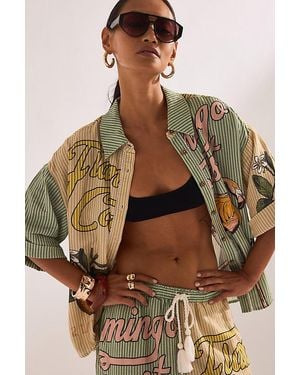By Anthropologie Angular Aviator Sunglasses - Brown