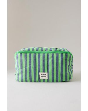 Damson Madder Quilted Makeup Bag - Green