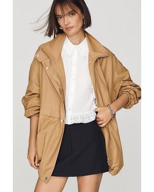 Maeve Oversized Lightweight Jacket - Natural