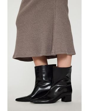 By Anthropologie Barrel Ankle Boots - Black