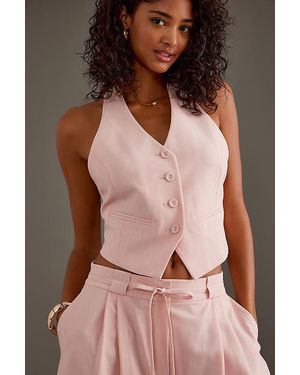 ALIGNE Harlia Halter Waistcoat - Pink