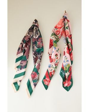 Anthropologie Fall Boho Headscarves, Set Of 2 - Multicolour