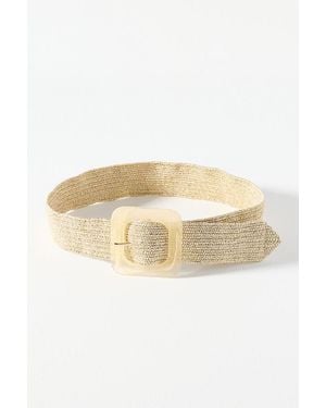 By Anthropologie Raffia Waist Belt - Natural