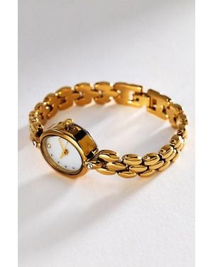 By Anthropologie Braided Metal Watch - Metallic