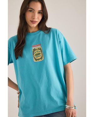 Damson Madder Snack Pack Graphic T-Shirt - Blue